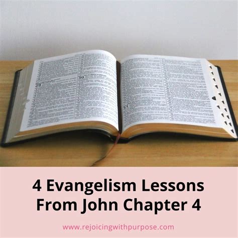 evangelism lessons  john chapter