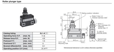 Azbil Compact Horizontal Limit Switch Sl A