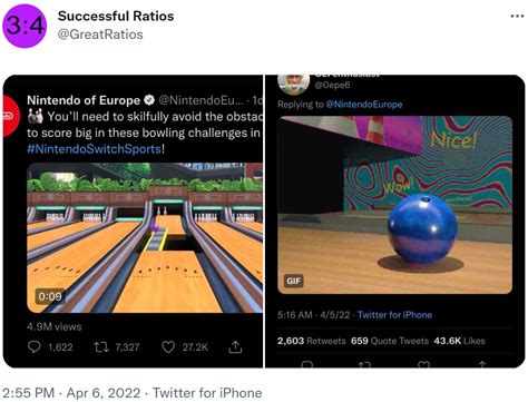 Nintendo Of Europe Gets Ratiod With The Bowling  Nsfw Bowling