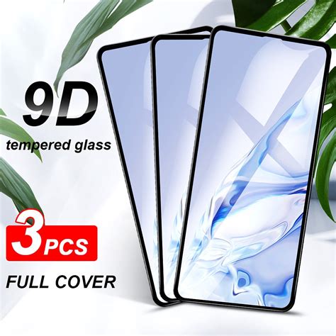 3Pcs 9D Tempered Glass For OPPO R9 R9S R15 R17 Pro Reno 2 2F 3 4 4F 5