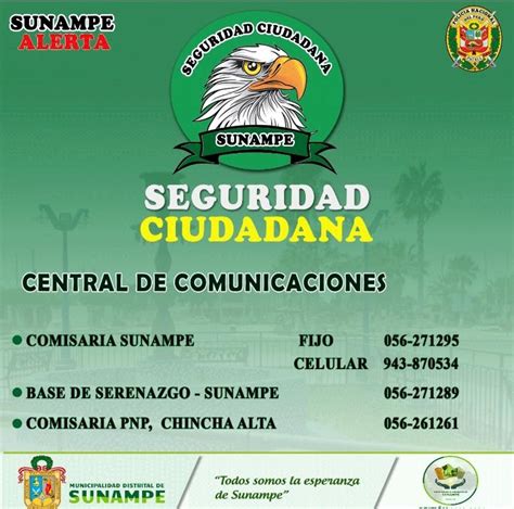 Plan De Seguridad Ciudadana Municipalidad Distrital De Sunampe