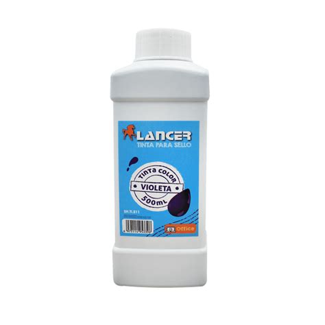 Tinta Para Sello Lancer Violeta 500ml Comsucre Online