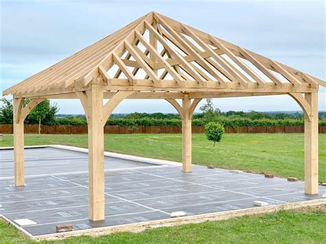 Solid Green Oak Framed Garages And Garage Kits Greenacre Oak