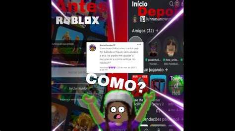 Como Recuperar Sua Conta Do Roblox Sem A Suporte Roblox Atualizado