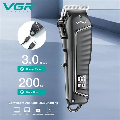 Vgr V Professional Hair Clipper Corded Cordless For Men Mins