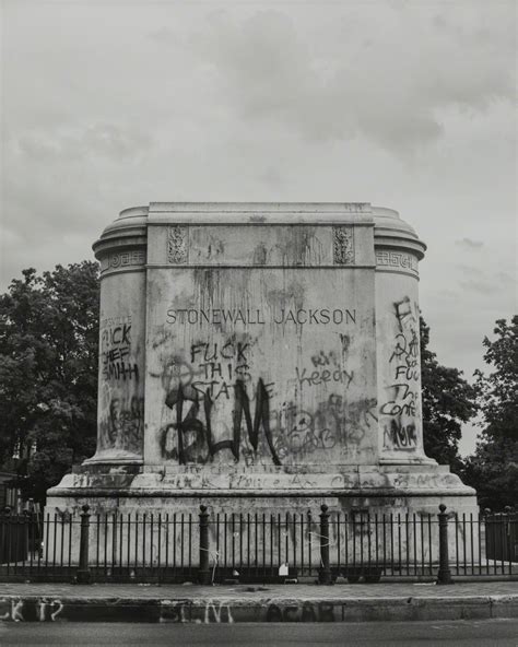 Stonewall Jackson Dismantled Monument Avenue Richmond Virginia The Phillips Collection