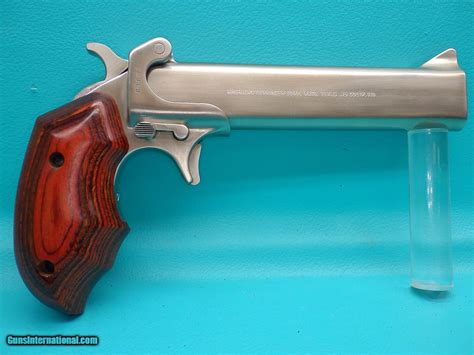 American Derringer Model 6 45lc410ga 6bbl High Polish W Oversize Grip