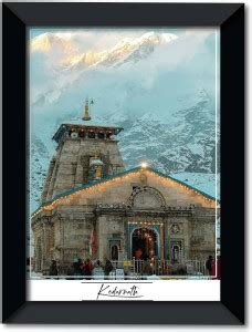 Kedarnath Temple I Kedarnath I Wall Frame A Fine Art Print Religious