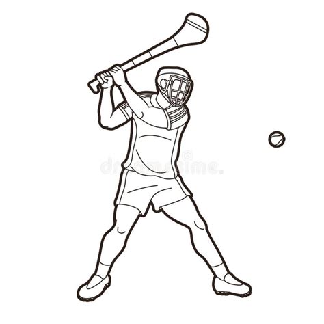 Irish Hurling Stock Illustrations 357 Irish Hurling Stock