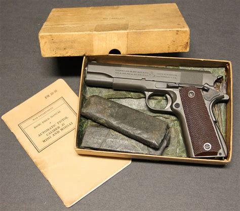 Colt M1911a1 Us Army 1911a1 45 Acp 1943 Us Army Contract No 872832