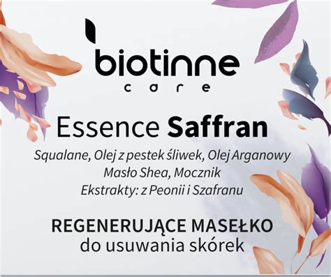 BIOTINNE CARE Essence Saffran masełko do usuwania skórek 15 ml