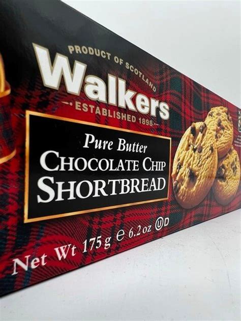 Walkers Pure Butter Chocolate Chip Shortbread 175g