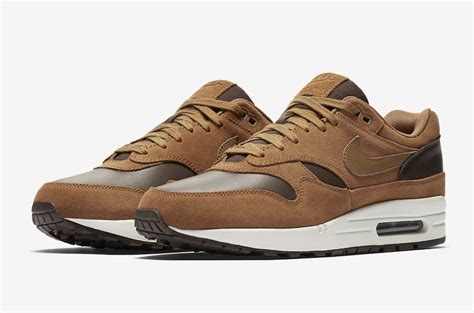 Nike Air Max 1 Premium Leather Ale Brown - Sneaker Bar Detroit