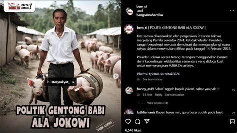 Mencengangkan Politik Gentong Babi Ala Jokowi Viral Di Medsos Netizen