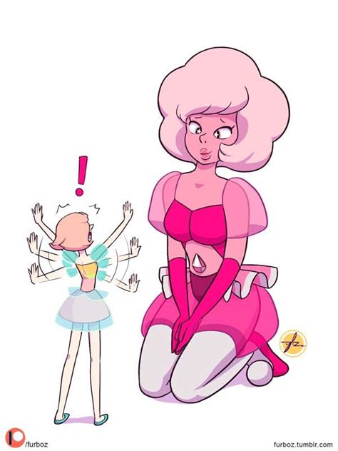 Pink Diamond And Pearl By Furboz On Deviantart Diamante Rosa Steven