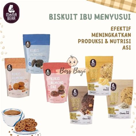 Jual Mama Bear Kukis Almon Oat Cookies Almond Kookie Bites Snack