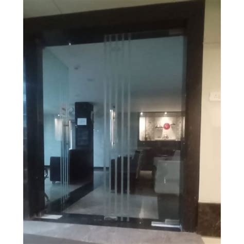 Swing 8mm Toughened Glass Door For Office Height 90 Inch At Rs 470 Square Feet In Kanpur