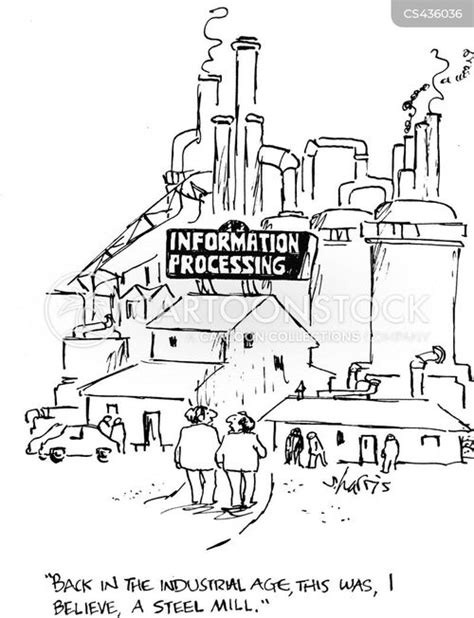 Information Processing Steel Mill Cartoons And Comics Funny Pictures