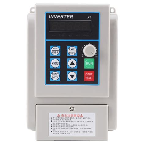 Walfront VFD Drive VFD Inverter 1 5KW 220V AC Variable Frequency Drive