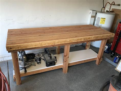 My first workbench made of 2x4’s : woodworking