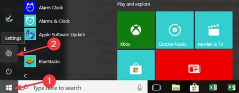 Instellingen Vastmaken Aan Het Startmenu In Windows 10