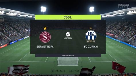 Fifa 22 Servette Fc Vs Fc Zürich Cssl 11092022 Gameplay