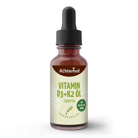 Vitamin D3 K2 Tropfen 50ml Vom Achterhof