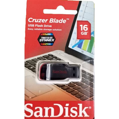 Sandisk Cruzer Blade 16gb Usb Flash Drive Shopee Thailand