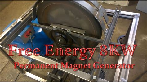 Generator Pmg Perpetuum Mobile Free Energy 8kw Test1 Youtube