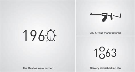 Clever Illustrations Of Historical Events Using Digits From The Year ...