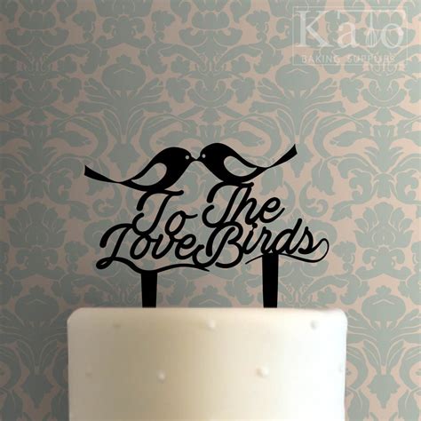 To The Love Birds 100 Cake Topper