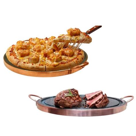 Forma Para Pizza 27cm Grelha 37cm Pedra Sabão Curado Arte Nativa