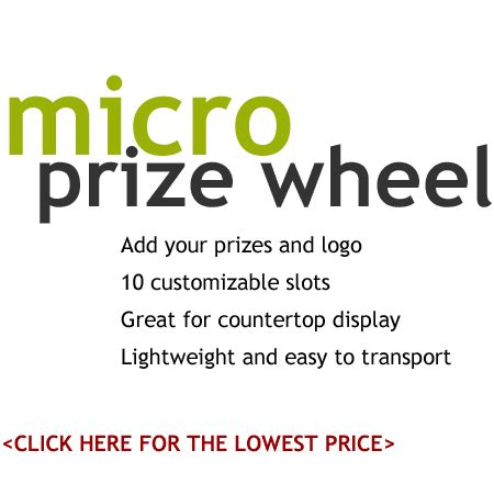 Micro Prize Wheel