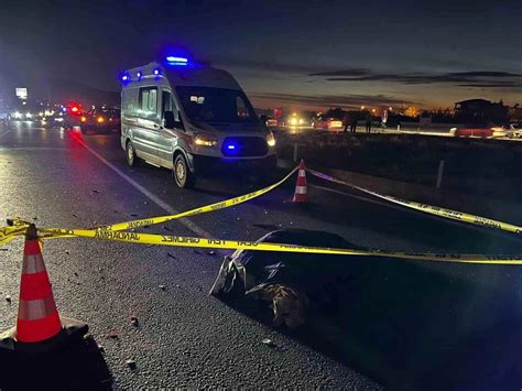 Niğde de otomobil ile motosikletin çarpışması sonucu 1 kişi hayatını