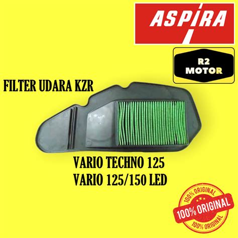 Jual FILTER SARINGAN UDARA KZR ASPIRA VARIO TECHNO 125 150 FI CBS ISS