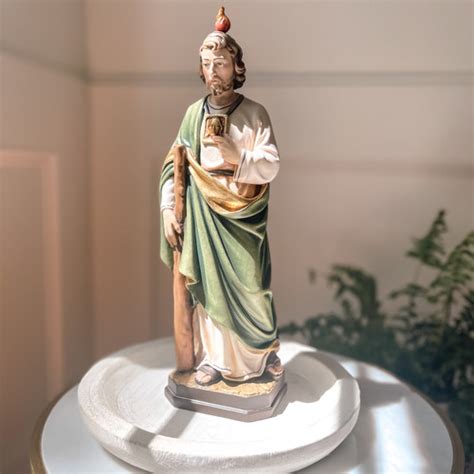 St Jude Thaddeus Hand Painted Italian Statue The Catholic Company®