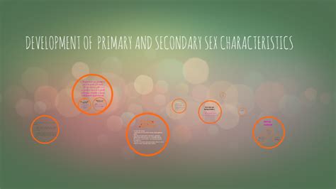 DEVELOPMENT OF PRIMARY AND SECONDARY SEX CHARACTERISTICS By Surbhi