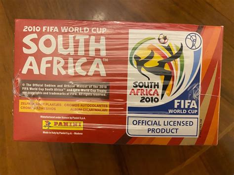 Panini FIFA World Cup 2010 Süd Afrika Display mit 100 Tüten Kaufen