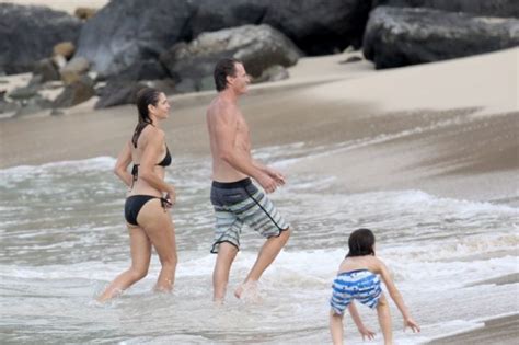 Cindy Crawford Bikini Candids On The Beach In St Barths CelebMafia