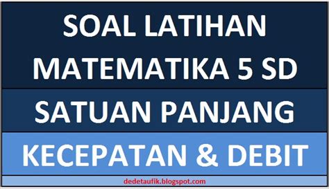 Detail Contoh Soal Dan Jawaban Satuan Panjang Kelas 3 Sd Koleksi Nomer 49