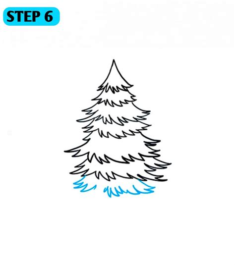 How To Draw A Pine Tree