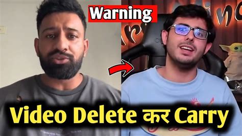 Rajat Dalal Angry Reply On CarryMinati After Roasting Video मर