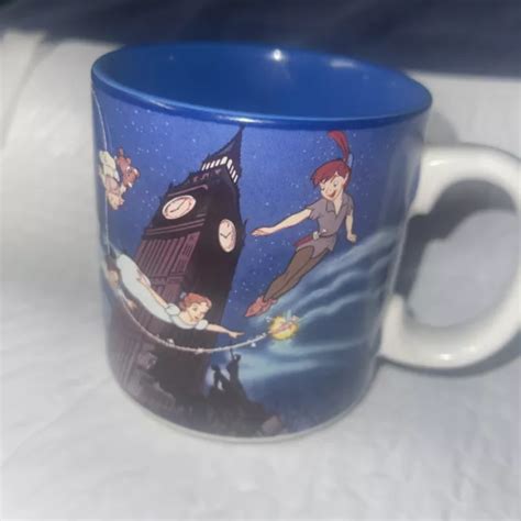 VINTAGE WALT DISNEY Classic Peter Pan Coffee Cup Mug Made In Japan 13