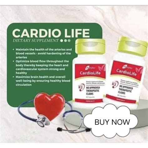 Life Styles Cardio Life Authentic Food Supplement Shopee Philippines