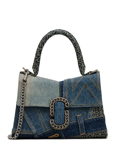 Marc Jacobs The Deconstructed Denim St Marc Bag Farfetch