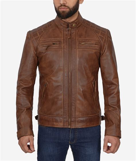 Best Leather Motorcycle Jacket Mens Chocolate Brown In Uk