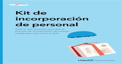 Kit De Incorporaci N De Personal Pdf Filea Planificar Una Sesi N