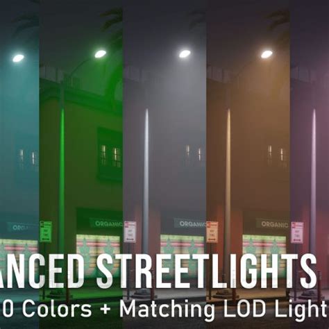 Advanced Streetlights Free Single Player Fivem Altv Ragemp V