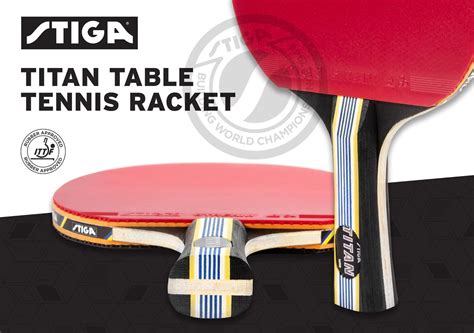 Stiga Raqueta De Tenis De Mesa Titan De Calidad De Torneo Con