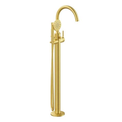 Floor Standing Bath Mixer Origin Classic Brushed Gold A Vitra